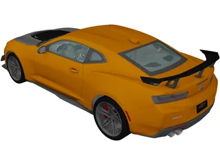 Chevrolet Camaro ZL1 1LE (2018) 3D Model