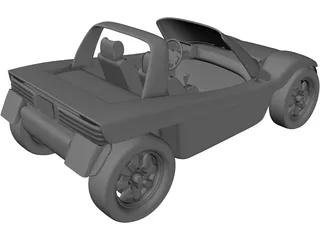 Dune Buggy 3D Model