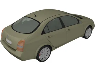 Nissan Primera [P12] (2001) 3D Model