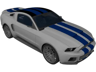 Ford Mustang GT 3D Model