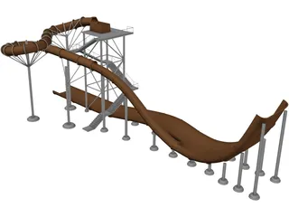 Water Park 3D Model