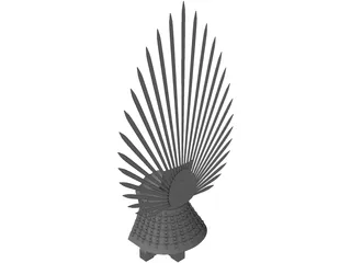 Toyotomi Helmet 3D Model