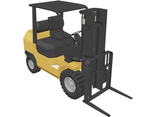 Forklift 3D Model