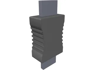 HDMI Connector 3D Model