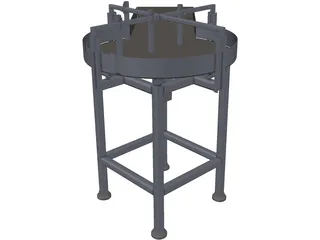 Rotary Table Feeder 3D Model