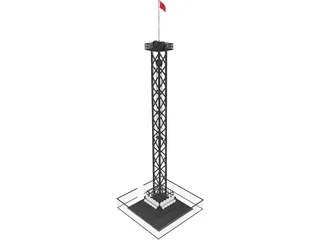 Rail Tower Extreme 3D Model