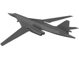 Tupolev Tu-160 3D Model