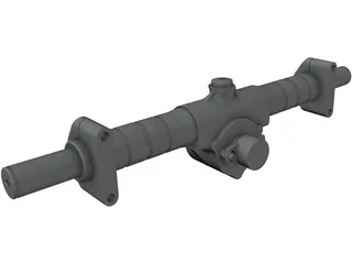 KAZ Technologies FSAE Steering Rack 3D Model