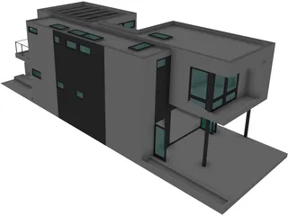 Modern Home 3D Model