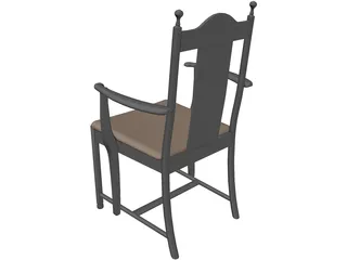 Chair Diner 3D Model