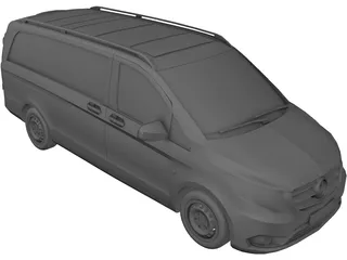 Mercedes-Benz Vito (2016) 3D Model