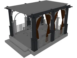 Pergola 3D Model