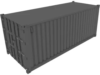 Shipping Container 3D Model