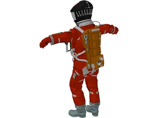 Astronaut 3D Model