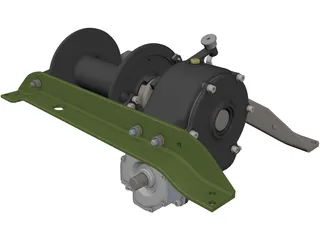 Winch 3D Model