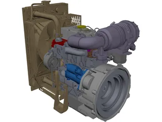 Perkins 403D-11 Engine 3D Model