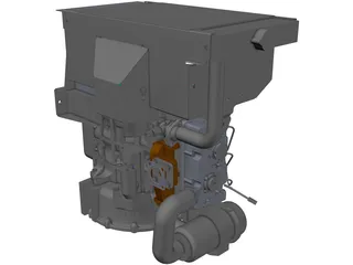 Perkins 403D-15 Engine 3D Model