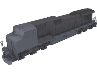 GE Dash 9 3D Model