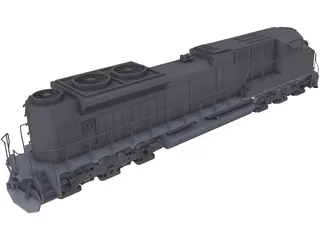 EMD SD70AC 3D Model