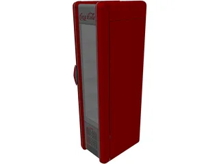 Coca-Cola Fridge 3D Model