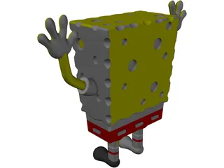 Sponge Bob 3D Model