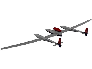 Virgin Atlantic GlobalFlyer 3D Model