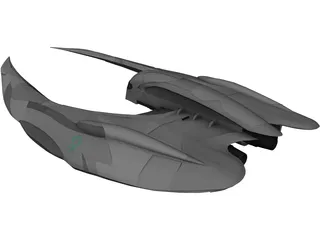 Cylon Raider 3D Model