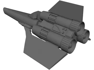 Colonial Viper 3D Model