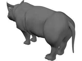 Rhinoceros 3D Model