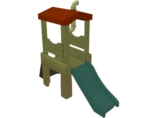 Treehouse Playset 3D Model