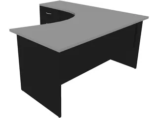 Desk 3D Model