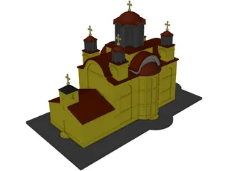 Ravanica Church 3D Model