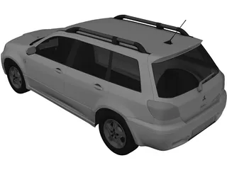 Mitsubishi Outlander 3D Model