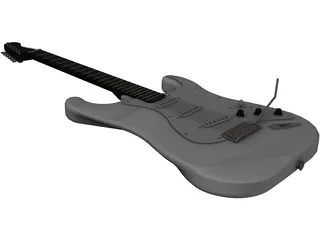 Electric Guitar 3D Model