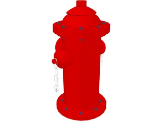 Fire Hydrant 3D Model