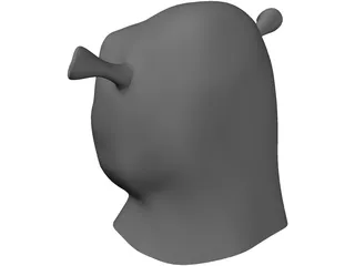 Shrek Head 3D Model