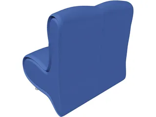 Arm Chair Blues 3D Model