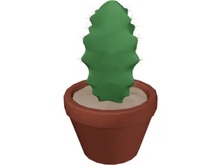 Cactus 3D Model