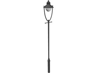 Street Lamp Edwardian 3D Model