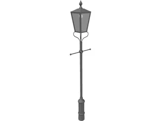 Street Lamp Victorian 3D Model