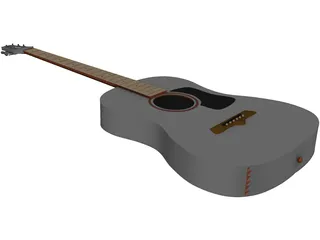 Guitar 3D Model