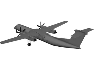 Bombardier Q400 3D Model