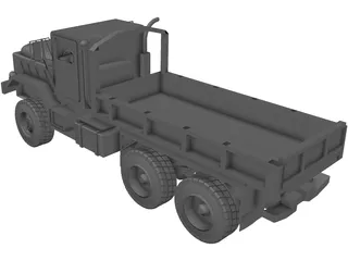 Military Transport Truck 3D Model