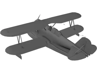 Grumman J2F Duck 3D Model