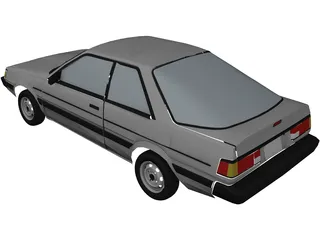 Subaru GL (1989) 3D Model