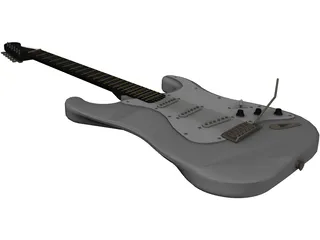 Fender Guitar 3D Model