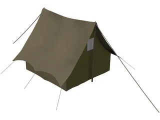 Camping Tent 3D Model