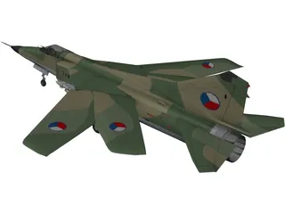 MiG-23 Flogger 3D Model