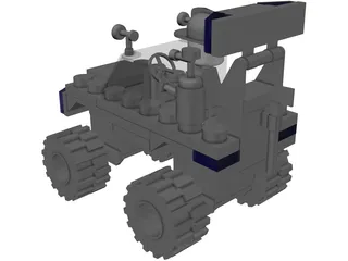 Lego Fire Truck 3D Model