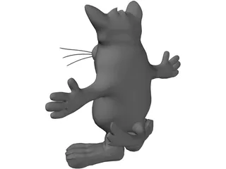 Cartoon Cat 3D Model